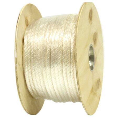 WELLINGTON CORDAGE 0.25 in. x 1 000 ft. Solid Braid Nylon Rope 176153